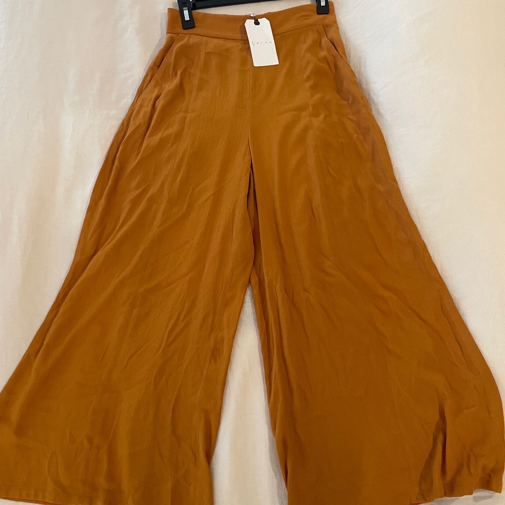 Leith Textured wide-leg pant